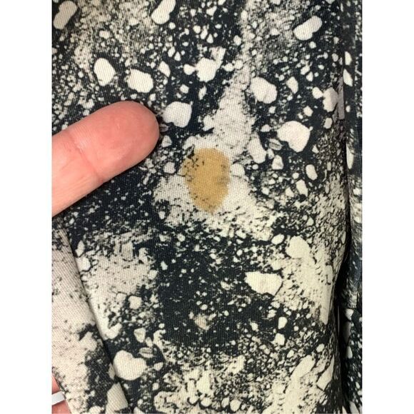 -3. Eleven Paris Women's Abstract Print Long Sleeve Sweatshirt Black Size Small - Picture 9 of 10